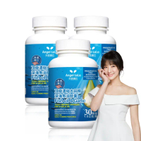 【Angel LaLa 天使娜拉】美國進口頂級濃縮大蒜精 深海魚油膠囊x3瓶(30顆/瓶/賴雅妍代言)