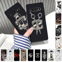 Barber Shop Hair Stylist tools Phone Case For Samsung Galaxy Note9 note10plus note20ultra S24 S23ULTRA S21FE S22PLUS S20FE cover