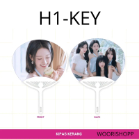 KIPAS TANGAN H1-KEY LOVESTRUCK KERANG UCHIWA FAN KPOP UNOFFICIAL HWISEO RIINA SOEI YEL