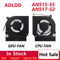ใหม่ Orignal แล็ปท็อป CPU GPU พัดลมระบายความร้อนสำหรับ Acer Nitro 5 AN515-55 AN517-52 FML9 FMAQ DC5V 0.5A EP