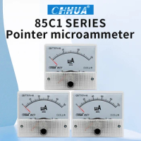 85C1 Microamps Meter Analog DC Amp Meter Gauge 30uA 50uA 100uA 200uA 300uA 500uA 1000uA Micro Current Test