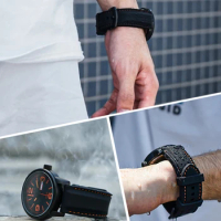 New Silicone Sports watchBand for Oris Seiko Citizen WatchBand 18mm 20mm 22mm 24mm Silicone Tropic Strap men Smart Watch Strap
