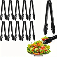 Kẹp nhựa, 2 / 4 / 6 gói, Kẹp phục vụ nhựa 9 inch, Kẹp phục vụ dùng một lần, Kẹp Salad nhựa chịu lực,