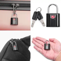 Security Tool TSA Customs Lock Mini with Key Padlock Travel Bag Lock Cabinet Locker Luggage Lock Travel