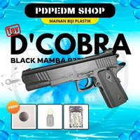 Mainan Biji Plastik ABS Plastik Body D'cobra Black Mamba P377 Manual Mainan Biji Plastik