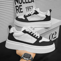 2025 In-Stock Men's Sports Shoes Height-Increasing Men's Shoes Korean Style Flat Shoes Men's Flat Sh