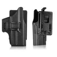 Tactical Waist Gun Holster for Glock 43 43X Pistol Case Holster with Belt Loop Paddle Quick Release Clip Hunting Accessories