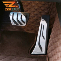 Zeratul Auto Stainlesss Steel Gas Brake Pedal Pad Cover Car Pedals for BMW F30 F31 316i 318d 320i 328i 335i F20 F21 3 Series