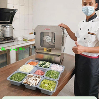 多功能切菜機商用食堂全自動韭菜酸菜蔥花辣椒切絲電動切片切段