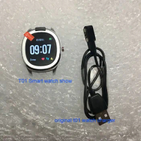 ECG PPG Body Temperature Smart Watch smartwatch T01 original Magnetic 2PIN charger charging silicone strap belt stainless steel