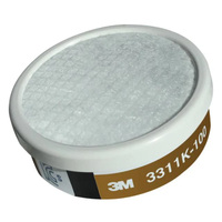 ตลับกรองไอระเหยสารตัวทำละลาย+แผ่นกรอง 3M 3311K-100