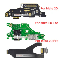 1pcs Charger Data Flex Cable Repair Parts For Huawei Mate 20 20 Lite 20 Pro USB Charging Port Dock USB Connector Parts