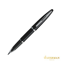 WATERMAN 頂級海洋系列 純黑白夾 鋼筆 F 18K  (法國製)