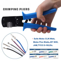 Terminal Crimping Pliers Wire Crimping Pliers Tool 0.03-0.52mm2 Cable Terminals Cutter Tool Set for MOLEX1.25 JST1.25 ZH1.5