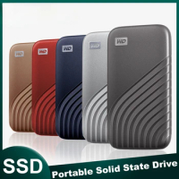 Western Digital WD My Passport SSD NVMe External Portable Solid State Drive 1TB 2TB Type-C USB3.2 Encrypted Mobile Hard Disk