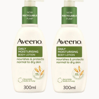 Aveeno Daily Moisturising Lotion Duo for Instant and Long Lasting Hydration 600ml Mega Bundle
