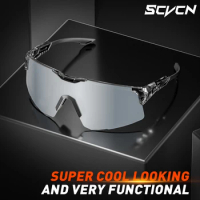 SCVCN Polarized Cycling Glasses UV400 Protection Eyewear Men Women Outdoor Sports Running Fishing Sunglasses Road MTB Goggles