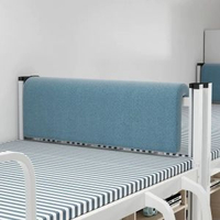 全城熱賣 - 床頭靠墊學生宿舍上下鋪寢室靠枕床上用品護腰單人床軟包靠背神器絨布-天藍【床頭靠背+可拆洗】80*25*5【宿舍通用尺寸】