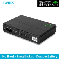 Mini UPS 12V Backup Uninterruptible Power Supply 5V 9V 12V Output 110V 220V Wifi Router UPS
