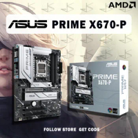 EW ASUS PRIME X670-P Motherboard AMD X670 Desktop M 2 PCIe 5.0, Realtek 2.5G DDR5 WIFI 6 ATX slot AM5