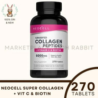 Neocell Super Collagen Vitamin C Biotin Hair Skin Nail Suplemen Rambut Biotin 270 Tabs
