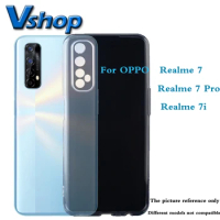 0.75mm Ultra-thin Phone Case For OPPO Realme 7/Realme 7 Pro/Realme 7i Transparent TPU Soft Protective Case Covers
