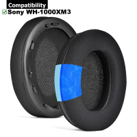 Gel Penyejuk Pad Telinga Kusyen, 1 Pasang, untuk Alat Dengar Sony WH-1000XM3, Pad Telinga, Penutup T
