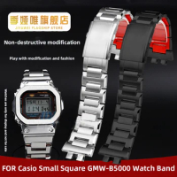 GMW-B5000 mod case strap For Casio MRG-B5000BA stainless steel watch band B5000 metal strap G-shock 