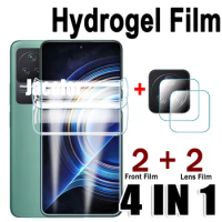 4 IN1 Hydrogel Film For Xiaomi Redmi K50i K50G K50 K40S K40 Gaming K30S K30 Ultra Pro Plus Zoom K 50Pro 40S 50G Screen Protector