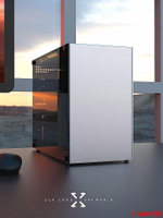 機殼小喆優品C2全鋁合金ITX MATX側透電腦迷你小機箱直插顯卡ATX電源