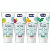 【Baby 童衣】任選 Chicco 兒童木醣醇含氟牙膏 蘋果香蕉/水果草莓/鳳梨水果/薄荷 50ml/條 11750(共４款)