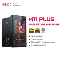 Lucky Rope + FiiO M11 Plus Hi-Res Music Player MP3 with Android 10/MQA/DAC ES9068AS*2 DSD512 Bluetooth 5.0 64G Snapdragon 660