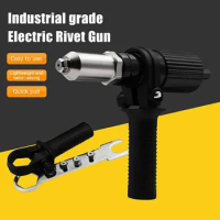 Electric Rivet Nut Gun Riveting Tool Cordless Riveting Drill Adaptor Insert nut tool Multifunction Nail Gun Auto Rivet Tools