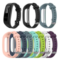 New Arrival Replacement Silicone Strap Watch Band for Huawei Band 3e Huawei Honor Band 4 Running Version Smart Watch Bracelet