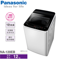 Panasonic國際牌 12公斤 直立式 單槽 超強勁洗衣機 NA-120EB-W 限宜蘭地區