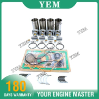R934C Cylinder Liner And Gasket Kit With Bearing Set for Liebherr Engine Spare Parts
