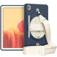 2021 New Cover for Samsung Galaxy Tab A7 lite 8.7 T220 T225 2021 Tablet Case Safe Stand with Strap for Tab A7 10.4 T500 T505