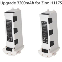 2PCS/lot 11.4V 3200mah For Hubsan ZINO Battery Drone Spare Parts Battery Accessories for ZINO000-38 H117S 4K Foldadle FPV Drone