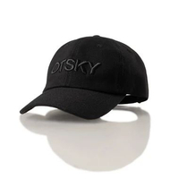 Otsky Topi Pria Baseball Font OTSKY Bordir Black TOPI FT BORDIR BLK