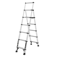 Folding Aluminium Ladders 5 Step Ladder Safety Thickened Stairs Telescopic Ladders Scaffolding Ladder for Home Engineer Ladder