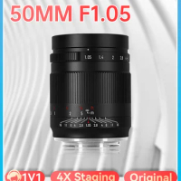 7artisans 7 artisans 50mm F1.05 MF Full-Frame Large Aperture Portrait Lens for Sony E Canon RF Nikon Z Panasonic/Leica/Sigma L