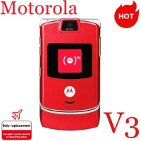 Refurbished Machine Motorola RAZR V3 Refurbished-Original Unlocked Flip Bluetooth Phone GSM 850/900/1800/1900 Cost-effective