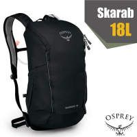 美國 OSPREY Skarab 18 登山健行雙肩後背包18L.附2.5L水袋/雙開口側袋_黑 R