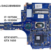 For HP Gaming 16-A Laptop motherboard DAG3JBMB8D0 M02035-601 M02033-601 I5-10300H I7-10750H CPU GTX16504G GPU 100% Tested