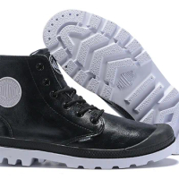 PALLADIUM Pampa Solid Ranger TP Sneakers Men High-top Ankle Boots High Quality Lace Up Men Women Walking Shoes Size 36-45
