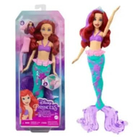 Boneka Barbie Disney Princess Ariel Mermaid with Color Change Hair - Ariel Change Ariel Change