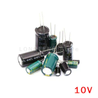 10PCS 10V10000uF 10000uF 10V Plug-in Electrolytic Capacitor