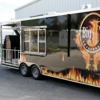 Allbetter Mobile Food Catering Trailer Hot Dog Coffee Kiosk Pizza Burger Food Van Fast Food Truck with Full Kitchen