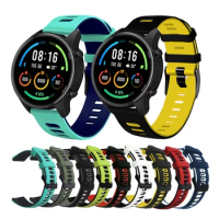 Smart Watch Two-color Silicone Strap for Huami Amazfit GTS 2 /GTS2 mini GTS 2e for Amazfit Bip S GT 20/22mm Sports Strap