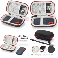 CA Hard Carry Case for SanDisk 500GB / 250GB / 1TB / 2TB Extreme Portable SSD Travel with Mesh Pocket Storage Bag Zipper Box
